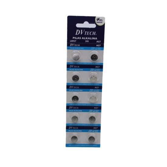 DV TECH ALKALINA BUTTON CELL BATTERY LR927/395/AG7